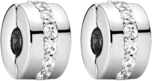 Anduonie Charms Stopper Gold Charms Anhänger Silber 925 für Armbänder, rot Charme Anhänger, Perlen Charmes, kompatibel mit europäischen Armbändern für Fraue