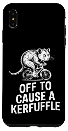 Funny Possum Bicycle Kerfuffle ����Ȍ��t �X�}�z�P�[�X iPhone XS Max �p