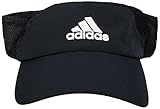 Tejido transpirable aeroready adidas Visor A.Rdy Visera, Unisex Adulto, Negro/Negro/Blanco, Talla Única