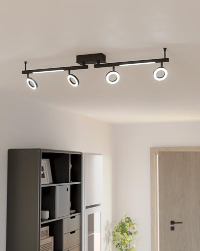 Eglo Faretto Da Soffitto Cardillio 2 Nero Con Tre Ring - 4