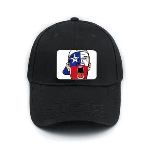 Casquette baseball noire réglable Chili pour éviter la chaleur et afficher vos racines