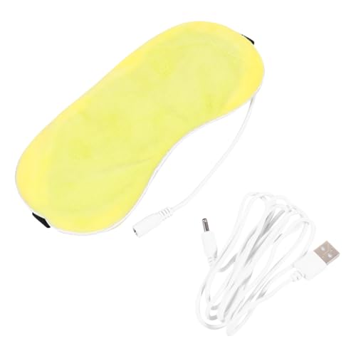 WEKAMOS 1 Pieza Máscara de Ojos Calentada USB con Compresas de Vapor para Ojos Masaje Ojeras para Color