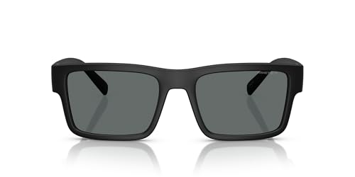 ARNETTE Man Sunglasses Matte Black Frame, Polar Dark Grey Lenses, 54MM