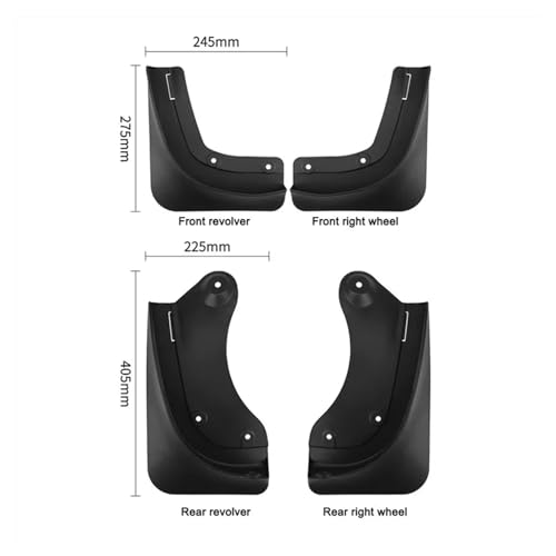 Guardabarros para Tesla Model Y Juniper 2025 que protegen tu carrocería contra salpicaduras 6