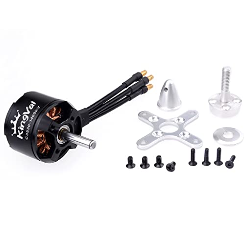 KingVal Replacement 3530 1400KV Brushless Motor with Screw Kit Compatible with RC Fixed-Wing...