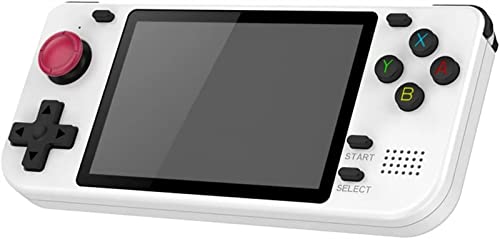 Game Console Console jeu portable RGB10S, puce d'écran IPS OGA 3,5 pouces RK3362 Arcade Machine Device, bouton déclenchement du joystick 3D, 64G, 20 000 jeux intégrés, prend en charge plus 10 émulateu Cover