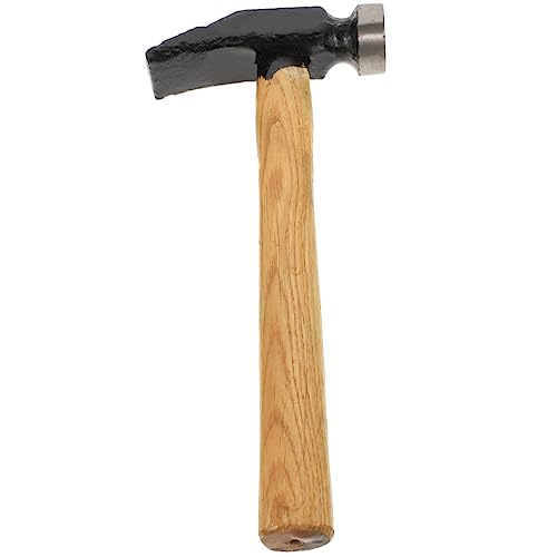 DOITOOL Wooden Handle Shoe Repairing Hammer Comfortable Grip Leatherworking Tool for Shoe Making and Repair