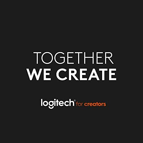 Logitech Litra Beam Premium LED Streaming Key Light with TrueSoft, Adjustable Desktop Mount, Brightness/Colour Temp Settings, Desktop App Control for PC/Mac - Graphite