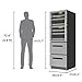 Equator Connoisseurs Club 26 Inch Wine and Beverage Refrigerator, 3-Zone Dual Drawer Cooler, Built-In or Freestanding, Holds 84 Bottles, 7 LED Lights, Quiet Compressor – Home Bar/Kitchen Use