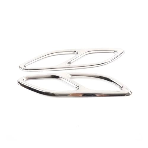 Embellecedor para silenciador trasero de vehículo CLA W118 C118 2020-2023 plata gloss