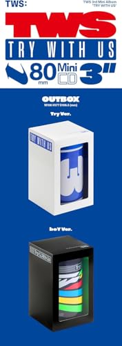 TWS TRY WITH US 3rd Mini Album with Tracking Sealed (Standard Set(Try+boY)) + Extra photocards