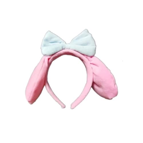 Vlmazlm Cosplay Hairpin Ear Plush Hairband Women Kawaii Butterfly Costume Halloween Christmas Holiday Birthday Party Gift (style-B)
