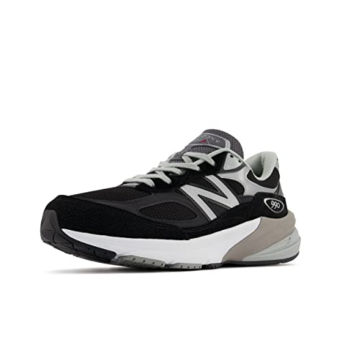New Balance Women's FuelCell 990 V6 Sneaker, Black/Black, 9 Wide US