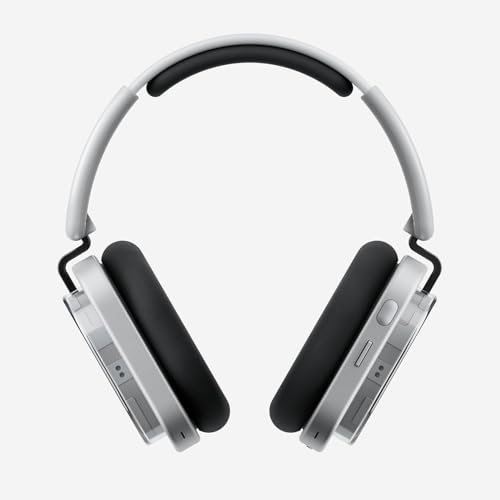 Image of [Original] Headphones for CMFF Headphone (1) Hybrid ANC, Wireless Over-Ear Pods with 6 Mics, 81Hrs Playtime, Hi-Res Audio, KEF-Tuned, Spatial Sound, Easy Use for iPhone,Apple Compatible (Pearl White)