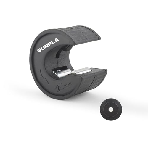 Gunpla 22mm Copper Pipe Cutter with 1 Replaceable Cutting Wheel, Durable One Hand Operated Slice Tube Cutting Tools for PVC, Aluminium Plumbers Pipes Tubes Cutters