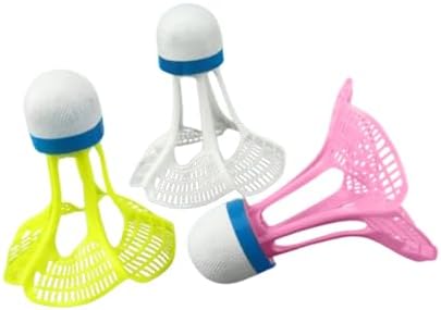 Colaxi 3-Pack Windproof Nylon Badminton Shuttlecocks for Indoor