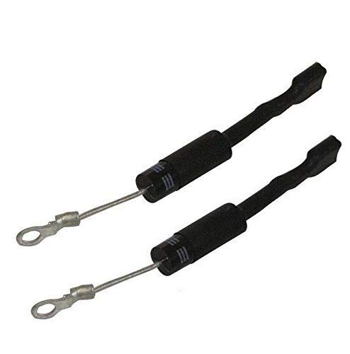 EXPHV10 (2 Pack) Microwave High Voltage Diode (Rectifier) Replaces WB27X1160, WB27X10597, 5304417430, WP13091701, WPR9800486, 6851W1A002E, 3518400800, DE91-70063D, WB27X10930, W11256462