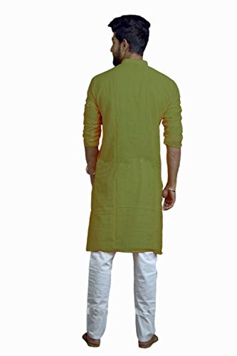 Image of Dheu Khadi Certified Handloom Men's Cotton Kurta