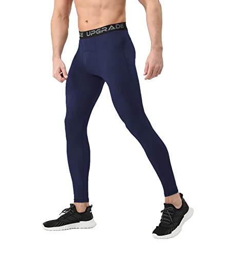 Queerier Men's Compression Pants, Cool Dry Sports Workout Running Tights Leggings Baselayer For Gym #TOP3