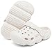 INMINPIN Kids Girls Boys Clogs Garden Shoes Toddler Slides Sandals Children Water Shower Beach Pool Slippers Indoor Outdoor,Toddler 9.5,White