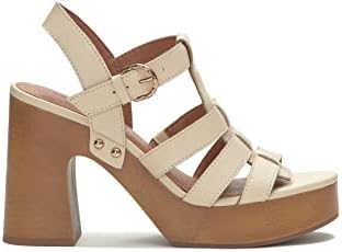Lucky Brand Women's Imana Platform High Heel Sandal Heeled, Vanilla, 6 | Image 4