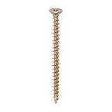 TIMCO Solo Chipboard & Woodscrews - PZ - Double Countersunk - Gold - 5.0 x 70 - Box of 200 - Image 1