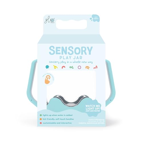 Jouets activés par l'eau lumineux Glo Pals bleu clair amusement givré