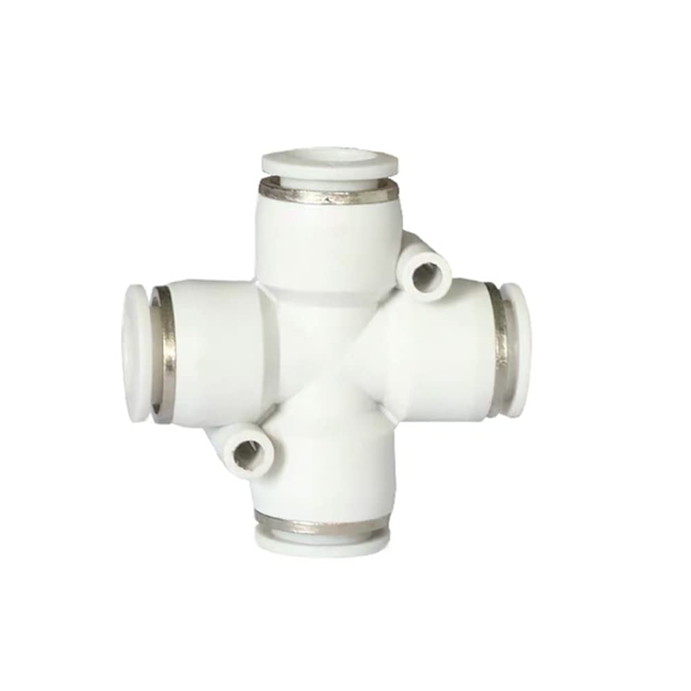 1PCS Pneumatic Fitting Tube Connector Air Quick Water Pipe Push In Hose Quick Couping,PZA-WHITE,OD 12MM