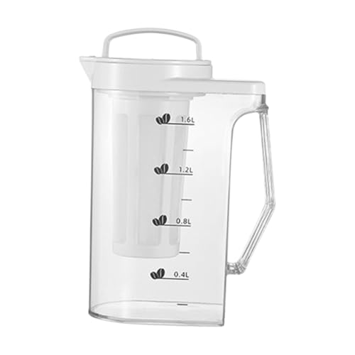 Image of Cold Brew Coffee Maker Iced Coffee Brewer for Lemon Water Kitchens Household 1.6L