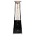 Paragon Outdoor 42,000 BTU Vesta Outdoor Propane Patio Heater with Wheels, Stainless Steel with Hammered Black Finish, Adjustable Flame, Pyramid Outdoor Heater for Commercial and Residential Use