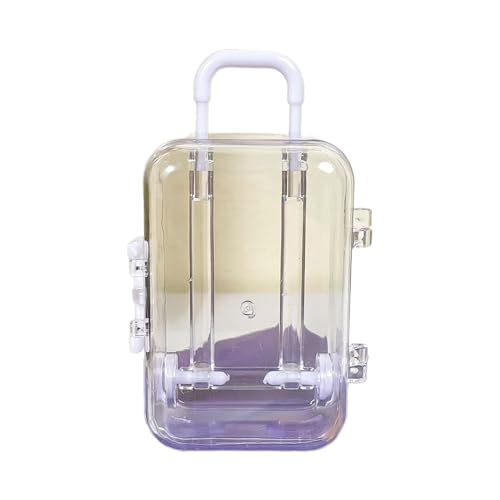 Miniature Suitcase Dolls Accessories Trunk Toy Small Purse Handbag Luggage Storage Box Decoration
