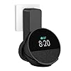 ZUOLACO Wall Mount Holder for Echo Spot (2024 Release), Outlet Wall Mount Stand for Echo Spot, No Screws or Drilling Needed, Space-Saving Spot Accessories with Cable Hidden Storage(WL803), Black