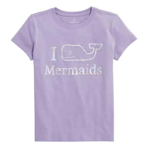 Image of vineyard vines Girls' Girls' I Whale Mermaids Short-Sleeve Tee
