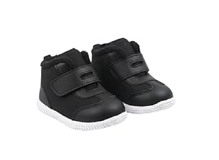 CAPZNMORE Adorable and Comfortable Baby Shoes for Girls and Boys 18-24 Months – Soft, Safe, Stylish Footwear for First Steps Black