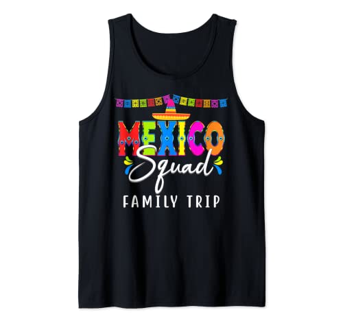 México Family Vacation Matching Outfit Camiseta sin Mangas