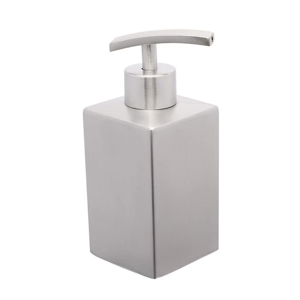 Contenitore erogatore Liquido Distributore di Sapone in Acciaio Inox Distributore di Sapone in Schiuma da banco Distributore di Sapone da Cucina Imbottigliamento per sham