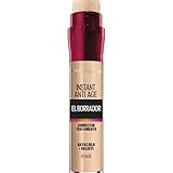 Maybelline New York, Corrector de Ojeras, Bolsas e Imperfecciones, Borrador Ojos, 02 Nude, 6.8 ml