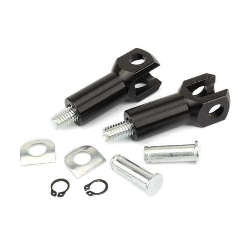 Support repose-pieds passager Harley Softail anti vibration kit chape 2.25" noir
