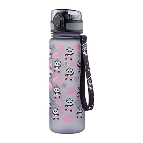 Baagl Children's Water Bottle Leak-proof Water Bottle 500 ml School and Sports Bottle for Girls Tritan (Panda) Cover