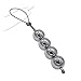 Metal Hanging Pendant Weight Rings - Men's Stainless Steel Physical Stretching Exercise Rings Tool Accessories-UShlF16 (4 Balls, 30mm)