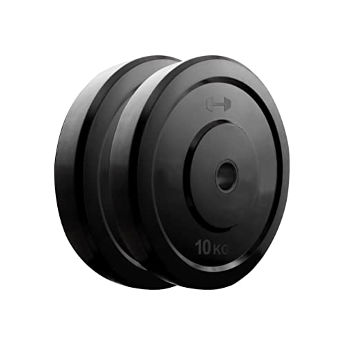 Image of Kore RW Coloured Plate-20KG (10 KG X 2) Weight Plate, Black