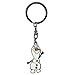 ABYstyle - Disney - Frozen 2 Il Regno di Ghiaccio - Portachiavi - Olaf, Bianco, h. 4,5 cm x l. 2,5 cm