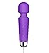 Price comparison product image Wand Massager, Doxy Wand Massager, 8 Powerful Vibrating Speeds and 20 Modes Cordless Magic Electric Massage Waterproof Portable Rechargeable Relieve Stress & Sports Recovery (Purple)