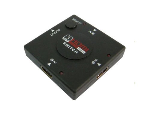 MUNDDY Multipuerto HDMI Switch 3 Puertos 1080P Ladron Splitter para televisión HDTV