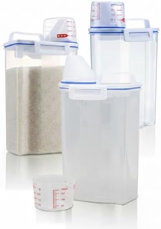 Kit 3 Unids Potes Herméticos 2 Litros Organizador Para Cozinha e ...