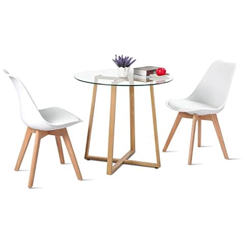 H.J WeDoo Table et Chaises en Verre Cover