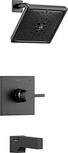 Delta Faucet T14474-BL Monitor 14 Series H2Okinetic Tub and Shower Trim Tub & Shower, Matte Black