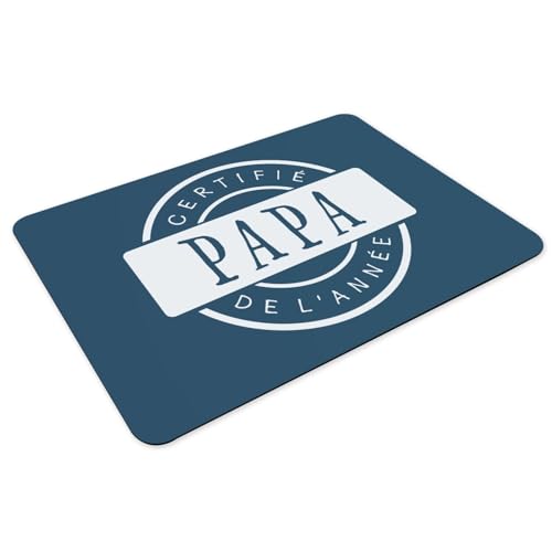 Set de table caoutchouc bleu grand format lavable antidérapant pour cuisine - 3