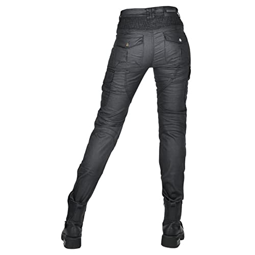 Homdecr Women Motorcycle Jeans Waterproof Denim Biker Pants Waterproof Protection Cycling Motorbike Trousers Stretch Biker Biker Jeans With 4 Protective Gears (S) - 4