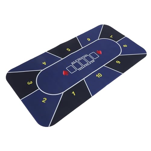 Tapis de souris de jeu ergonomique et antidérapant en tissu bleu